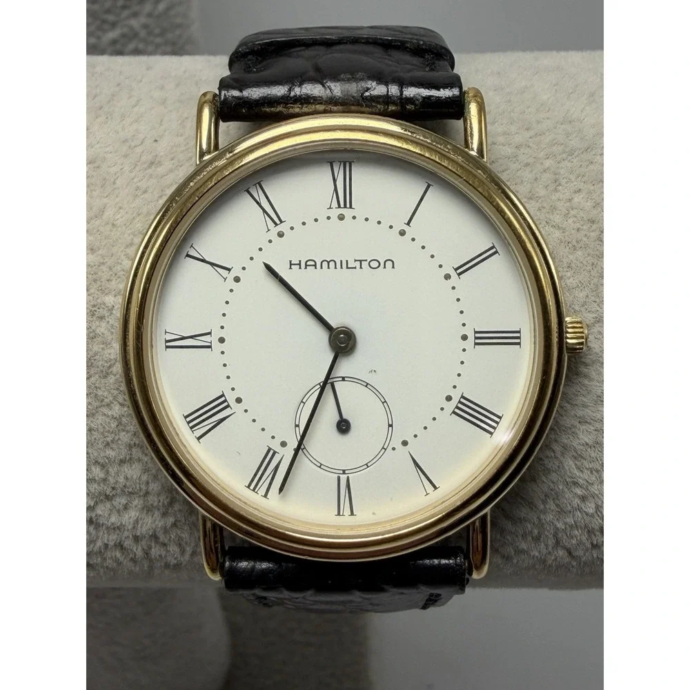 Hamilton 6210 New Battery Mens Watch 32MM 7.5